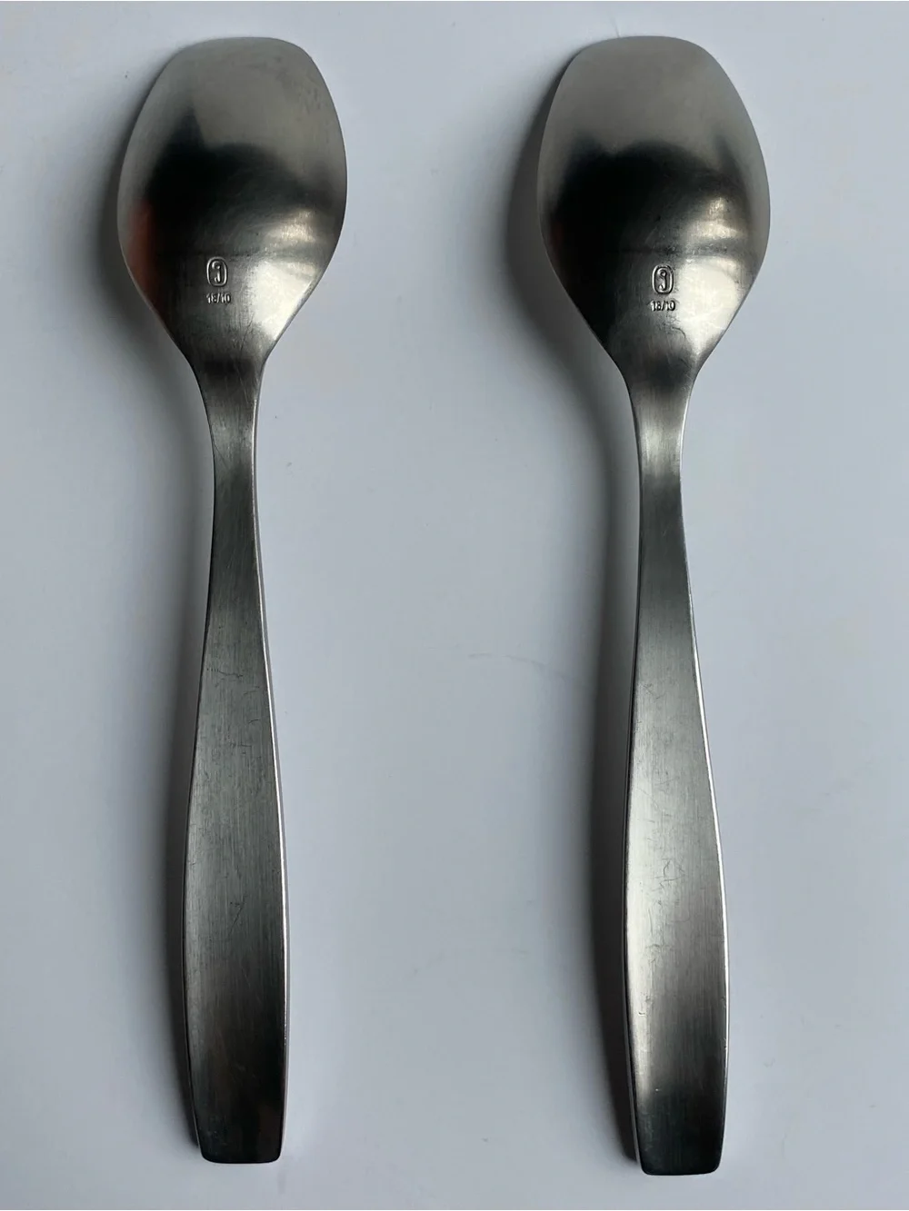 Gourmet Settings PARK CARRY ON MATTE Spoons 18/10 Satin 7.5” Set Of 2